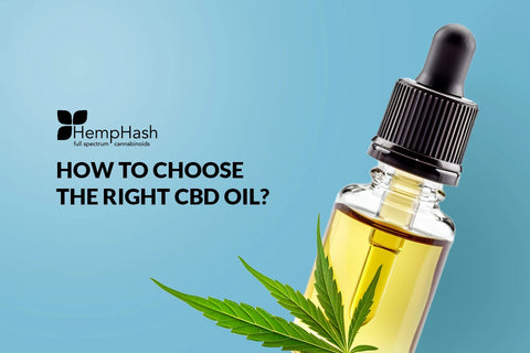 Choose the right CBD oil