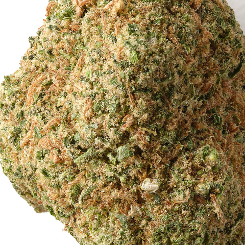 Rochanna's Amnesia Hemp Tea, Sativa-dominant, light green dense flowers, citrus haze, <0.2% THC.