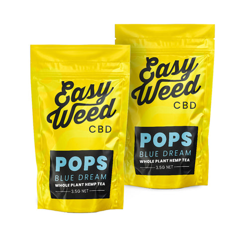 Easy Weed Blue Dream CBD Hemp Tea: 14% CBD, Sativa-Dominant, Sweet Ginger-Pine Flavour