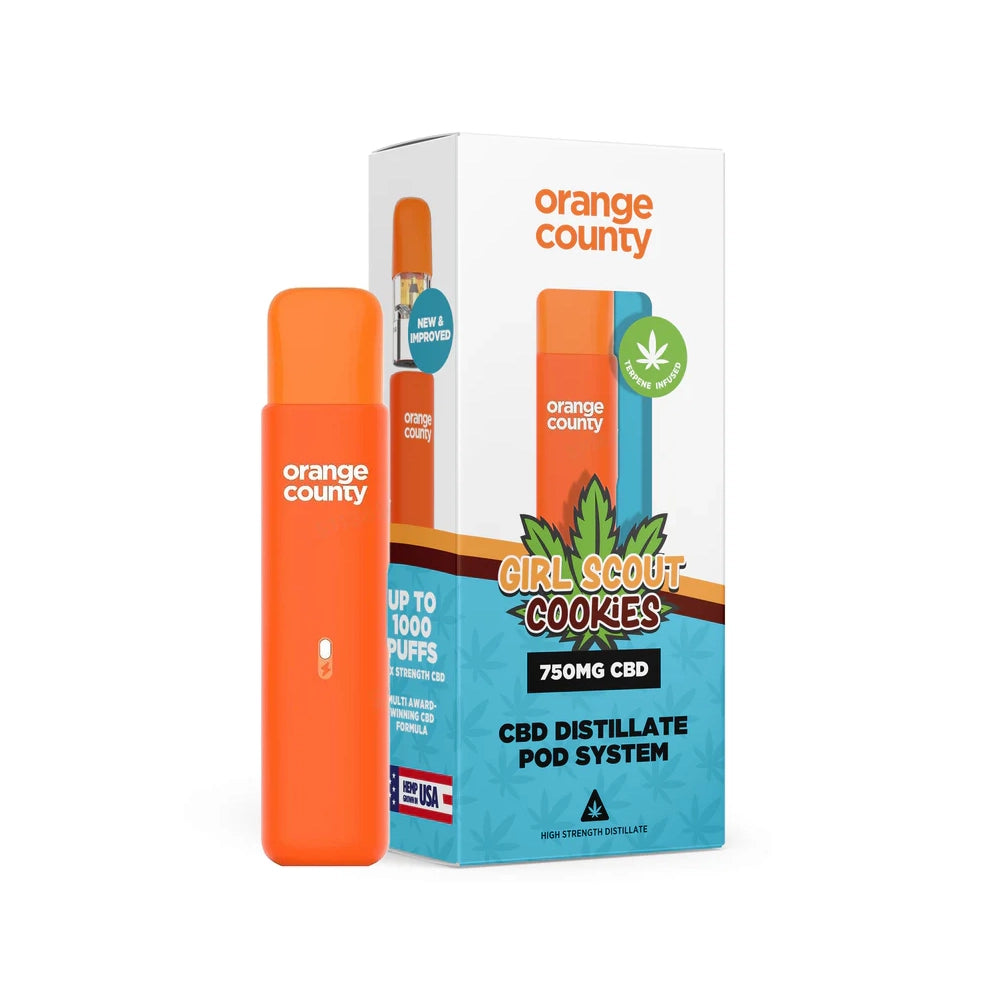 Girl Scout Cookies 750mg | 1ml Rechargeable CBD Vape Pen HempHash Girl Scout Cookies 750mg | 1ml Rechargeable CBD Vape Pen HempHash