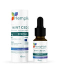 Hemphash Mint 2000mg CBD Oil, CO2 cold-extracted, organic hemp seed and coconut MCT oil, <1mg THC.