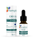 Hemphash 2000mg CBD Oil, CO2 extracted, hemp seed & coconut MCT oil, <1mg THC, rich in natural compounds.
