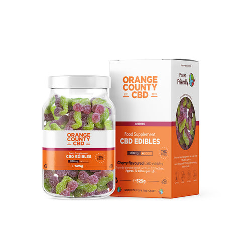 Cherry Gummies | Orange County CBD | 1600mg CBD - HempHash