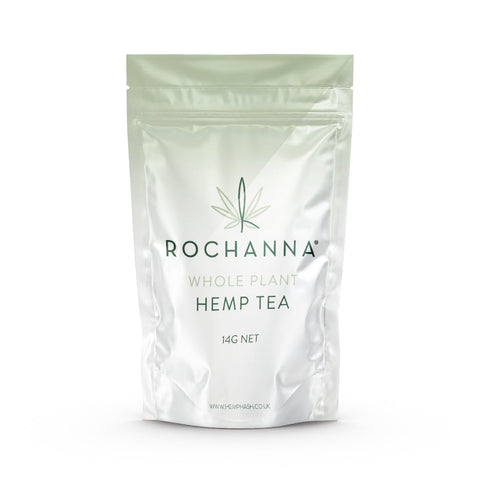 Rochanna Pineapple Haze CBD Tea: Glasshouse-grown, tropical aroma, <0.2% THC, sativa-dominant.