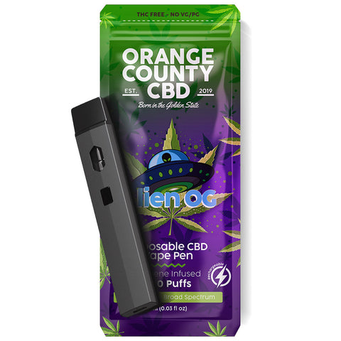 1ml Disposable CBD Vape Pen | Alien OG 600mg