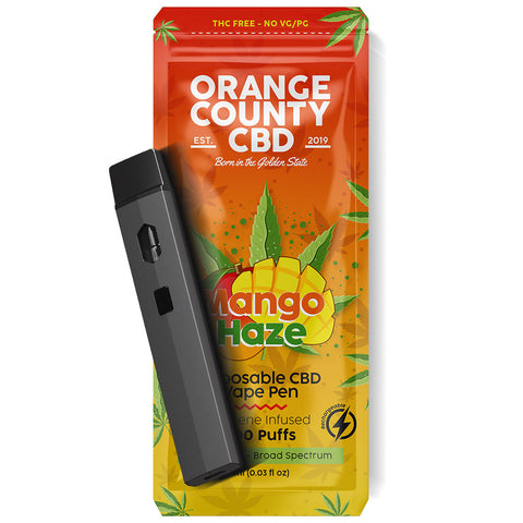 1ml Disposable CBD Vape Pen | Mango Haze 600mg