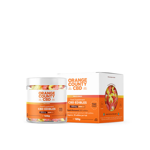 Orange County CBD Peach Rings | 800mg CBD