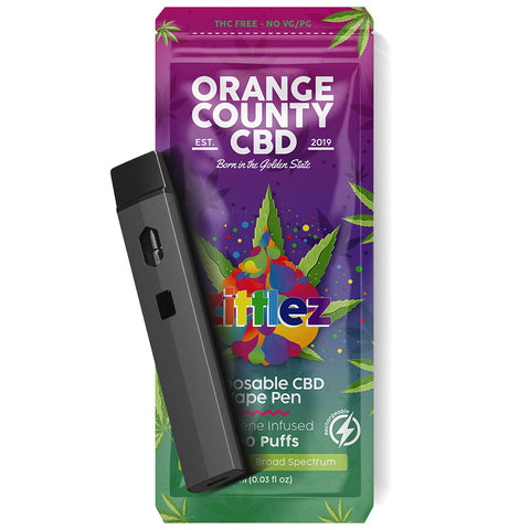 1ml Disposable CBD Vape Pen | Zittlez 600mg