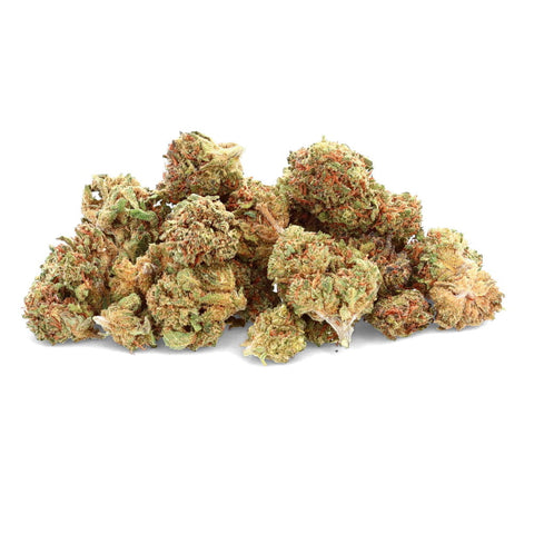 OG Kush CBD small buds, 14% CBD, <0.2% THC, herbal/citrus aroma, organic, non-psychoactive, for tea, by Easy Weed.