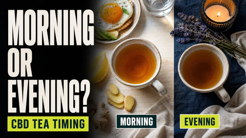 Morning vs. evening: when should you drink cbd tea?