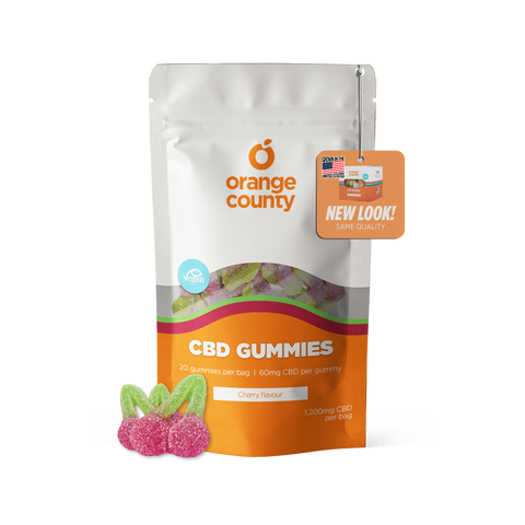 Cherry Gummies | Orange County CBD | 1200mg CBD - HempHash