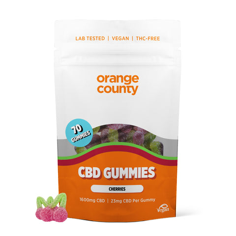 Cherry Gummies | Orange County CBD | 1600mg CBD - HempHash