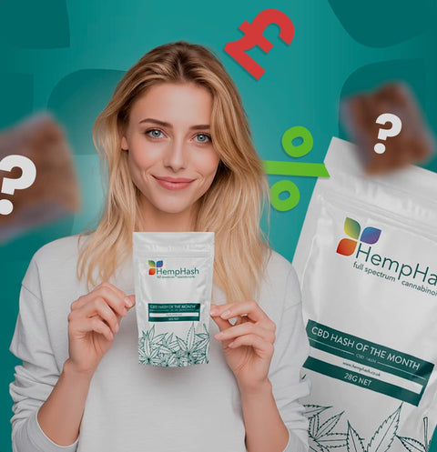 Mystery CBD Hash – 28g for £27.95