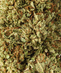 Bubba Kush CBD Flower Hemp Tea, USA hybrid strain, 17% CBD, glasshouse-cultivated, earthy and pungent.
