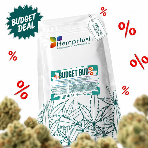 Budget Bud | Greenhouse CBD Flower | HempHash | 28g