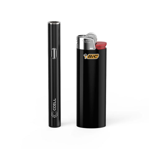 CCELL M4B Pro rechargeable 510-thread battery with USB-C charging and adjustable voltage.
