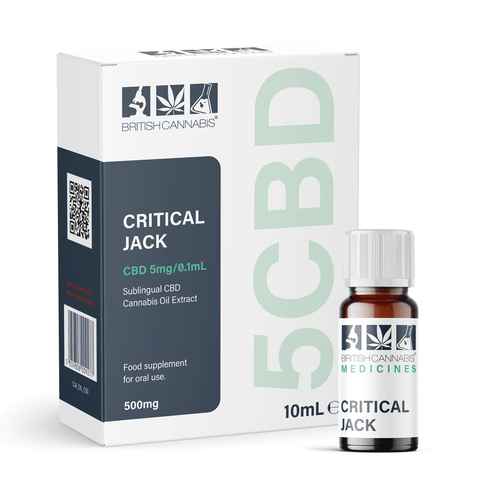 Critical Jack | Full Plant Extract CBD Oil | 500mg CBD (10ml)