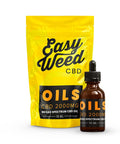 Easy Weed 20% Broad Spectrum CBD Oil: 2000mg, THC-Free, Versatile Use with Dropper