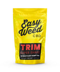 Trim Super Shake CBD, 13% CBD, Sativa, organic, earthy, citrus, and sweet aromas.