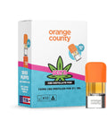 Gelato OG CBD vape pod 1ml by Orange County, 750mg broad-spectrum CBD with dessert-inspired flavour.