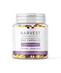 Harvest Laboratoires CBD Capsules, 1500mg CBD, 50mg/capsule, turmeric, gluten-free, organic, THC-free, for wellness.