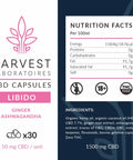 Libido 1500mg | CBD Capsules | Harvest