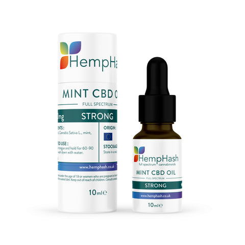 Hemphash’s Full SPECTRUM CBD MINT OIL 20% CBD HempHash’s Full Spectrum Mint CBD oil has been created using chemical-free CO2 cold extraction to ensure that HempHash’s CBD oil is pure; avoiding the use of harsh chemical solvents and maintaining naturally occurring and essential cannabis compounds.   The CO2 cold extraction process minimises thermal degradation and is extracted to the temperature closest to the botanical material. For our full spectrum range, we use organic hemp seed oil as the CBD carrier.