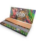 Ivory Long Rolling Papers: Ultra-Thin, Even Burn, Additive-Free, Stylish Packaging