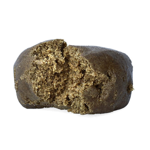 Easy Weed's Bubble CBD Hash, 42% CBD, ice water extraction, lemony aroma, <0.2% THC, for novelty use.