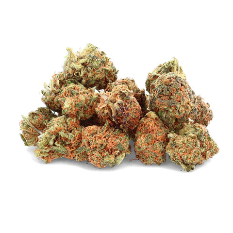 Easy Weed Green Crack small CBD hemp buds, 14% CBD, <0.2% THC, sweet-spicy aroma, organically grown, non-psychoactive.