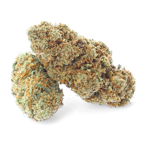 Easy Weed Harlequin 2.0 CBD Flower, 16% CBD, <0.2% THC, pine-citrus aroma, Sativa, grown using organic methods.